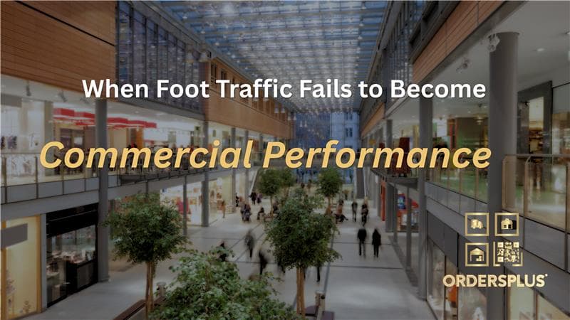 Foot Traffic Fails to Become Commercial Performance